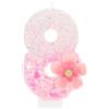 CAPASTEC Candele Di Compleanno Numero 1 Rosa 1pc Candele A Fiore