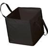 F Fityle Organizzatore per grucce Rigido, Porta grucce, Contenitore Robusto con Coperchio e Manie per la casa, la Camera da Letto, Il dormitorio, Quadrato Nero