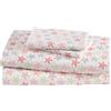 Beatrice Home Fashions Elite Home Products Inc. - Set di lenzuola in microfibra con stampa costiera, colore: Seastar-Coral, Queen