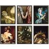 97 Decor French Decor - Stampe artistiche da parete antiche, poster vintage rococò, immagini vittoriane, decorazione per la casa, decorazione per la casa e la camera da letto (20 x 25 cm, senza