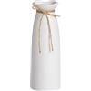 Ducige Vaso di fiori secchi in ceramica bianca, per decorazione moderna della casa, adatto per atrio, soggiorno, camino, camera da letto, cucina, regalo decente, altezza 21 cm