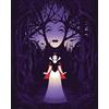 Komar Quadro da parete Disney Snow White Evil Queen, dimensioni 40 x 50 cm, decorazione da parete per cameretta dei bambini