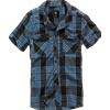 Brandit Roadstar camicia a maniche corte, a quadri indaco,