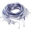 Brandit Shemag sciarpa, blu-bianco,