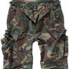 Brandit BDU pantaloncini Ripstop, Woodland,