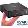 Fujitsu Esprimo Q558 Tiny Intel i3-9100T ram 8GB ssd 256GB Windows 11 Pro