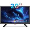 KCR TV LED Freeview da 20 pollici sintonizzatore TV digitale DVB T2 incorporato