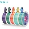 Sunlu Filamento di seta per stampante 3D, doppio e triplo colore, 5 kg, 1 kg/rotolo