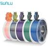 Sunlu Filamento di seta per stampante 3D, doppio e triplo colore, 5 kg, 1 kg/rotolo