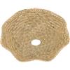 CRAFTHROU Paralume Intrecciato in Paglia per Lampadario Struttura Stabile e Design Rustico, Coprilampada Decorativo per Angolo Ricreativo o Soggiorno