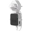Gusfeliz Supporto da parete per Blink Sync Modulo 2 - Supporto per Blink per montaggio esterno ed interno con cavi corti (bianco)