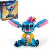 LEGO Disney Stitch Toy Building Kit 43249, giocattolo Disney per bambini di 9 anni, figura costruibile con cono gelato, divertente regalo Disney per ragazze, ragazzi e amanti