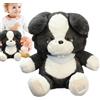 Generisch Peluche a forma di cani - 35 cm realistico morbido giocattolo per cuccioli - per ragazze e bambini sicurezza durante il sonno e per