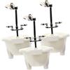 LRXIYODE 3pezzi Vasca Da Bagno in Miniatura Per Casa Bambole Mobili Per Bambole e Decorazioni Per Mini Case Vasca Da Bagno Per