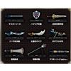 BANDAI The Legend of Zelda Weapon Collection set completo 9 figurine Nintendo Japan
