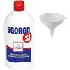 MAGIT LT. 2 DISOTTURANTE Disgorgante Scarichi qualità Professionale, Sgorgante WC Lavandino Doccia, Sturatubi Scioglie residui di Capelli, Grasso, sapone ed altro organico. Azione Rapida +IMBUTO OMAGGIO