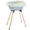 THERMOBABY - Kit fasciatoio e vasca da bagno VASCO - 2 in 1 - Fasciatoio - Vasca per il bagnetto su gambe pieghevoli - Dalla nascita fino a 12 mesi (max. 11 kg) - Made in France