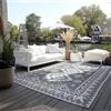 Elle Decoration Tappeto reversibile per interni ed esterni, resistente alle intemperie e all'acqua, moderno motivo geometrico, a rombi, per esterni, per giardino, balcone, terrazza, soggiorno,