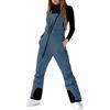 LOKLNEYK Tuta da Neve Donna - Pantaloni Sci Donna Taglie Forti Calda Completo Trekking Curvy Set Snowboard Montagna 2 Pezzi Sportiva Abbigliamento 2#Marina L