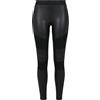 Urban Classics Ladies Fake Leather Tech Leggings Donna Leggings Nero M 91% Poliestere, 9% elasthane