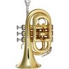 summina Tromba Pocket Bb Trumpet Brass Sib Ottone Strumento Con Guanti Bocchino Pezza Per Pulire Valigetta