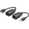 Goobay Adattatore extender USB Goobay Ethernet 40 m - Nero