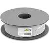 Goobay 57296 Cavo di rete CAT 5e per esterni, SF/UTP, nero, 100 m - miscela di rame CCA per applicazioni SOHO, AWG 24/1 (solido), PE