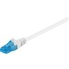 Goobay 59834 Cavo patch CAT 6A, U/UTP, bianco, 30 m - LSZH senza alogeni, rame