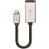 Goobay 60194 Adattatore grafico USB Nero, Argento