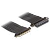 DELOCK Riser Karte PCI x8 St zu x8 Slot mit Kabel 60 cm