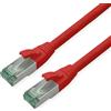 ROLINE RM S/FTP Cavo patch Cat6A/Kl.EA TPE rot 7m