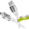 Goobay 74181 cavo di rete bianco 15 m Cat6 F/UTP (FTP)