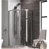 KARAG Schermo doccia a quadrante FLORA 200 H.190 cm KARAG Dim. schermo: 90x90x190 cm,