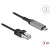 DELOCK USB LAN Kabel USB Typ-C > RJ45 Gigabit Ethernet 3m