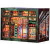 Cutebee Luce al neon di Hong Kong - Kit fai-da-te per nicchia da libro con LED