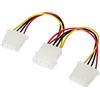 C2G 0.15m One 5.25in to Two 5.25in Internal Power Y-Cable - power cables (Male/Female, Multi)
