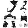 Kidnort Passeggino Kidnort Ultraleggero Snopetrel Black