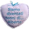 BabyChic Cuore Nascita Personalizzato Artigianale