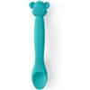 Suavinex Cucchiaio In Silicone Per Bambini +4 Mesi - Verde