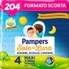 Pampers Pannolini Pampers Sole e Luna Misura 4 - Pacco Scorta