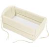 Rosa Prima Infanzia Riduttore Per Lettino Con Materasso Beige