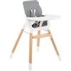 kikkaboo - Seggiolone 2in1 Modo Grey
