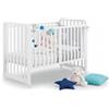 Azzurra Design Lettino Glam con Piumone Classico - Bianco