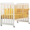 Azzurra Design Lettino Glam con Piumone Classico - Bianco/Naturale