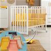 Azzurra Design Lettino Glam Bianco Naturale con Piumone Glammy