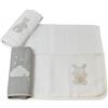 Ital Baby Set di 3 Mussole Ricamate ItalBaby