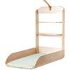 Roba Fasciatoio a muro con 2 ripiani - Naturale frosty green