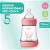 Chicco Biberon Chicco Perfect 5 - 150 ml - Rosa Love
