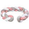 Kiokids Riduttore Treccia per Lettino - Rosa/Grigio