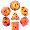 Epic Forge HDGD-04 - Set di 7 dadi in scatola - Fuoco fosforescente